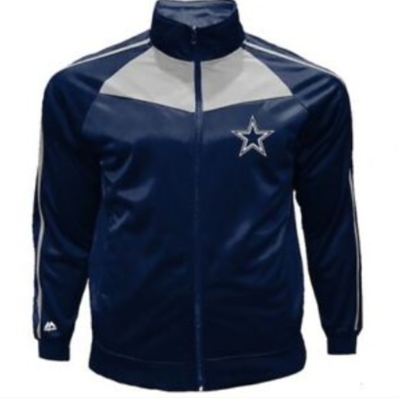 Dallas Cowboys Men’s Big & Tall Track Jacket - Picture 1 of 4